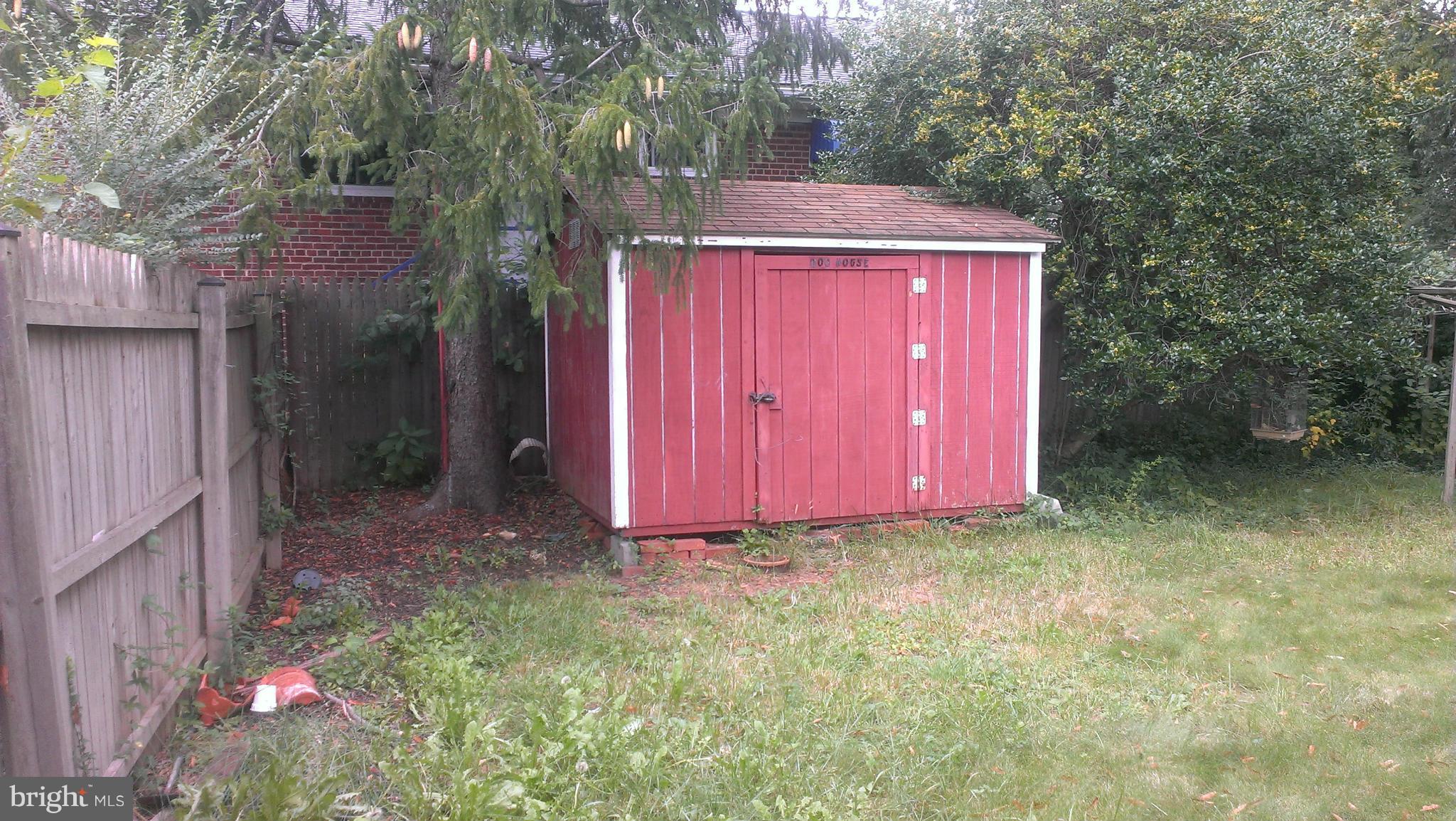 8601 11th Avenue Silver Spring, MD 20903 - Photo 4 of 16 Back yard storage shed