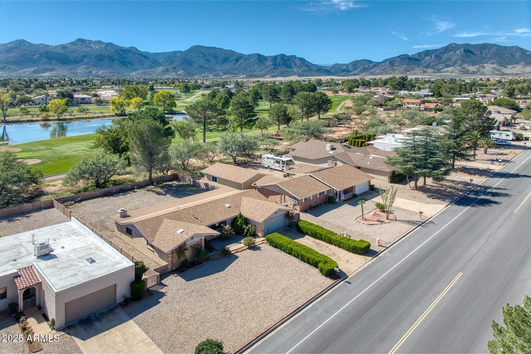 3720 Greenbrier Road Sierra Vista, AZ 85650 - Photo 3 of 30 an aerial view of residential houses with outdoor space