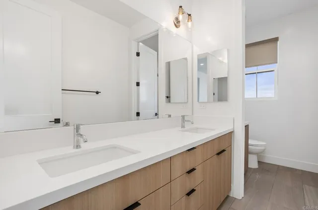 a bathroom with a sink and a toilet