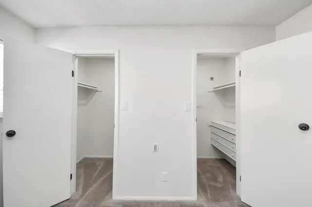 a view of a room with an empty space