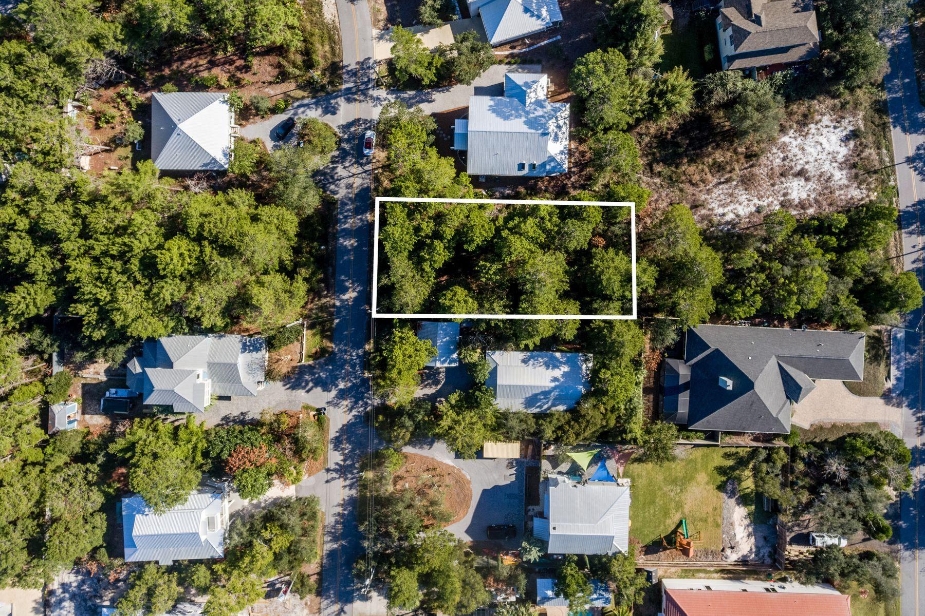 Lot 21 Crescent Road Santa Rosa Beach, FL 32459 - Photo 3 of 17 an aerial view of house with yard swimming pool and outdoor seating