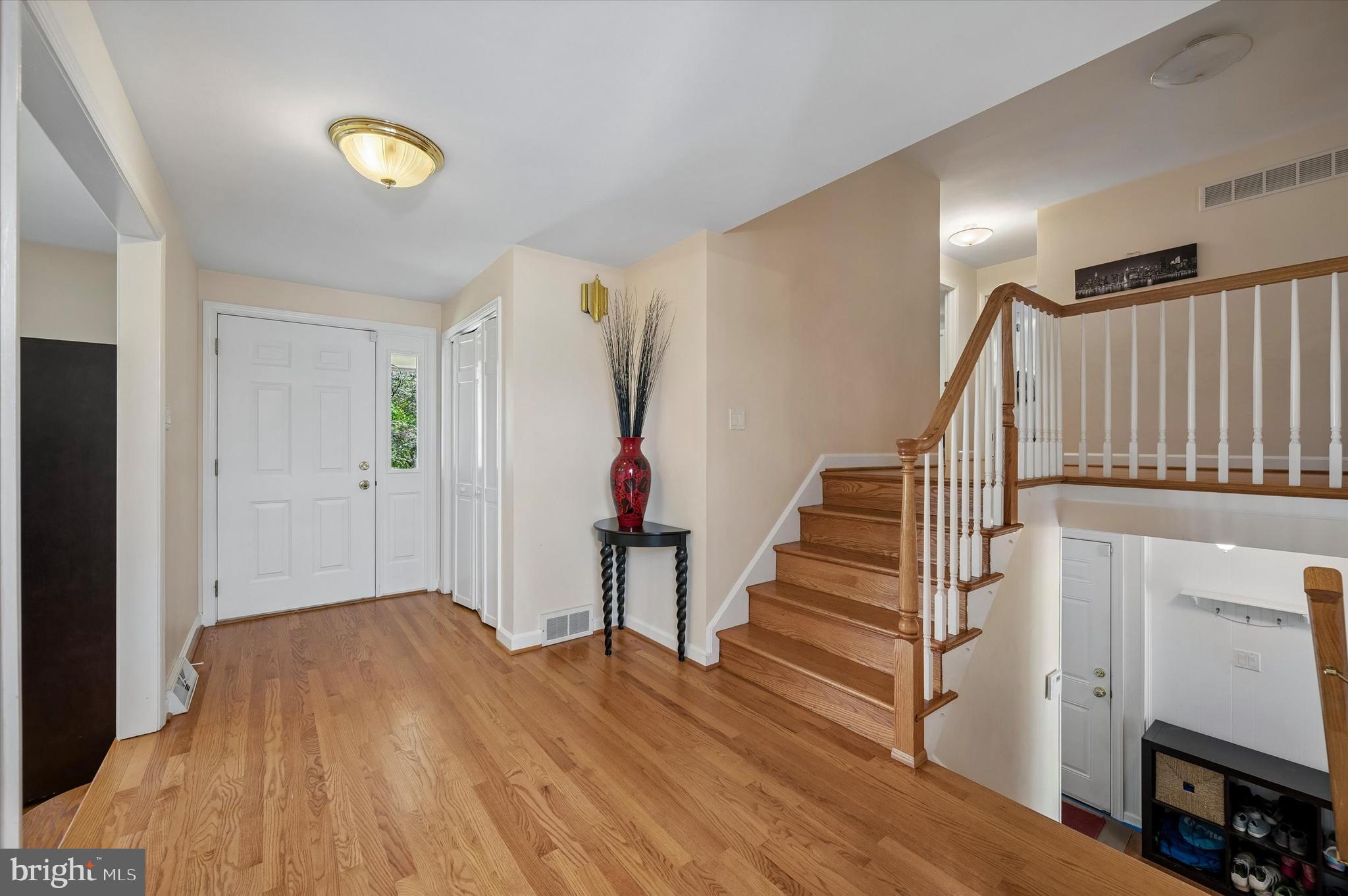 774 Robinhood Road Bryn Mawr, PA 19010 - Photo 2 of 28 a view of entryway with wooden floor and stairs