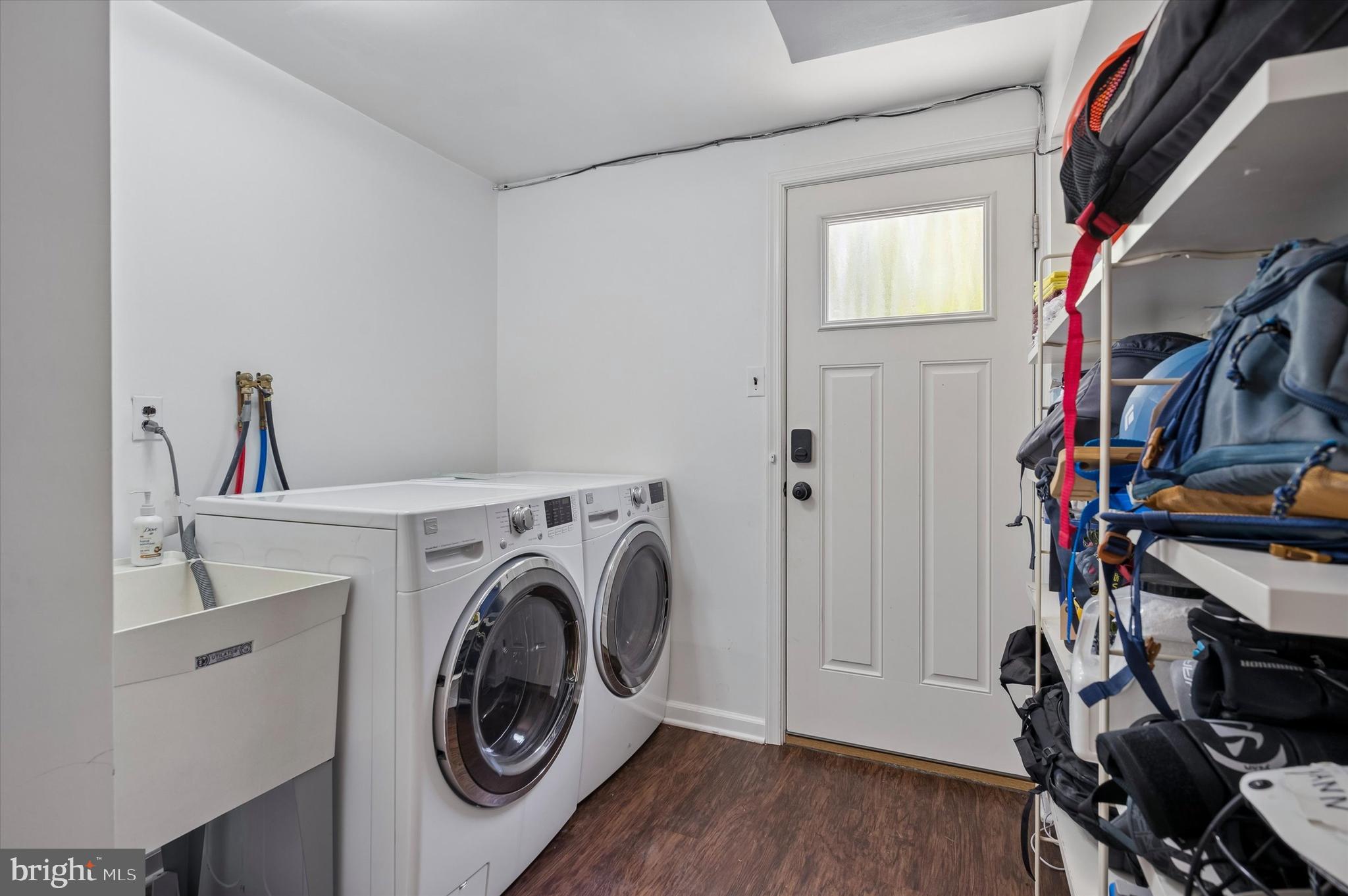 774 Robinhood Road Bryn Mawr, PA 19010 - Photo 22 of 28 a view of storage and utility room with racks on the wall