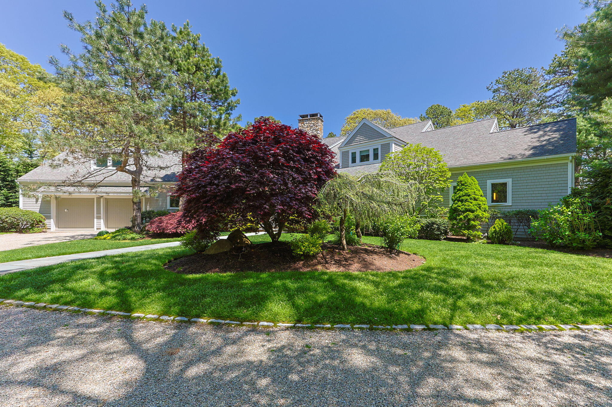 476 Baxter Neck Road Marstons Mills, MA 02648 - Photo 6 of 95 a view of a house with a yard and a street