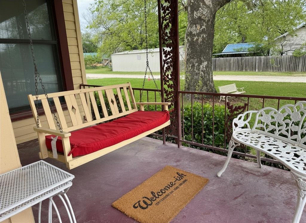 300 South Miller Street Rising Star, TX 76471 - Photo 26 of 39 a view of a two chairs in the roof deck