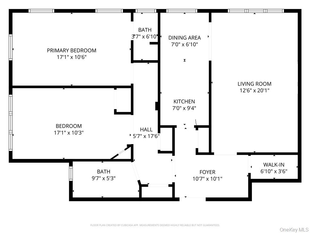 143 Garth Road, Unit 4D Scarsdale, NY 10583 - Photo 45 of 45 Floor plan. measurement highly reliable but not guaranteed.
