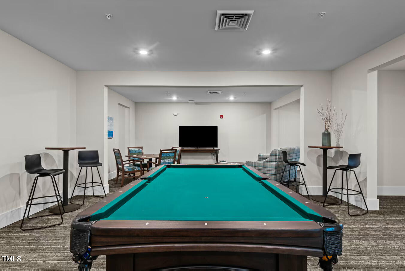 1001 Mulford Court, Unit B1 Knightdale, NC 27545 - Photo 16 of 41 a room with chairs and pool table