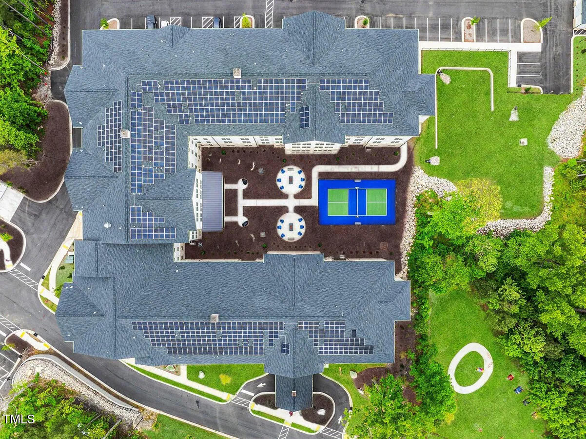 1001 Mulford Court, Unit B1 Knightdale, NC 27545 - Photo 2 of 41 an aerial view of a house with swimming pool