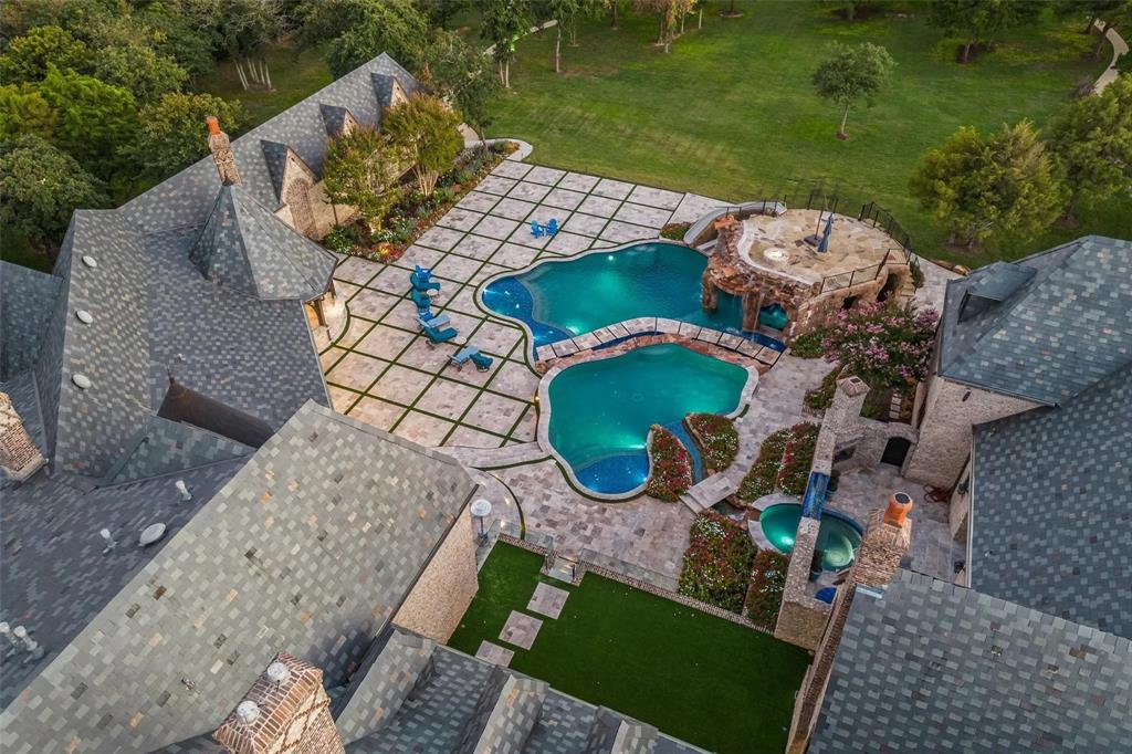 935 West Dove Road Southlake, TX 76092 - Photo 31 of 39 an aerial view of a house with outdoor space