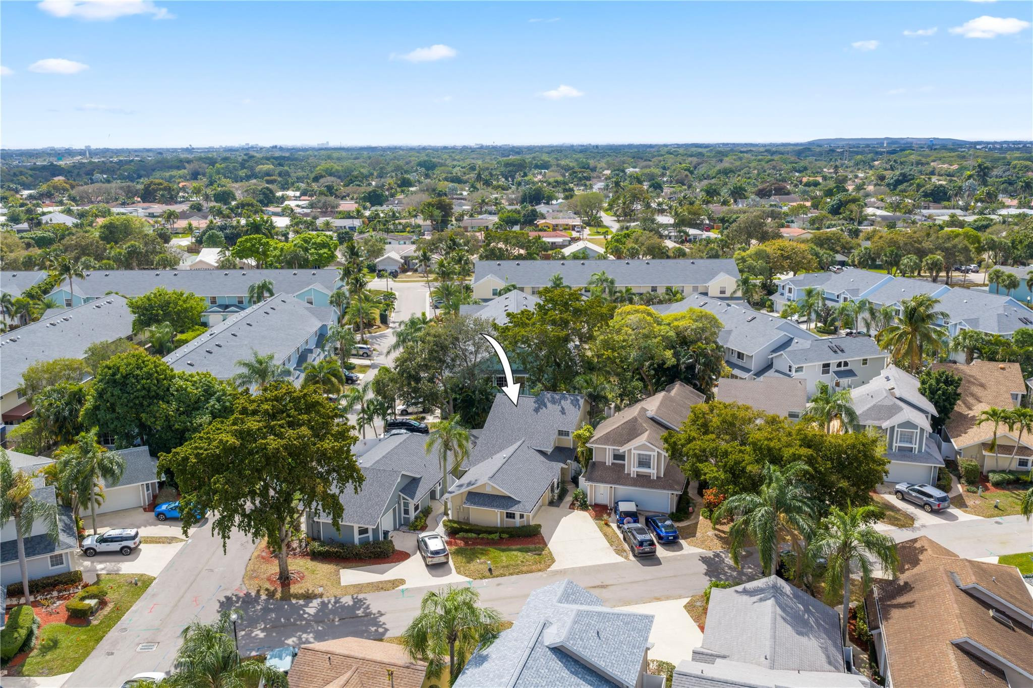 5339 Park Pl Circle Boca Raton, FL 33431 - Photo 39 of 46 an aerial view of residential houses with outdoor space