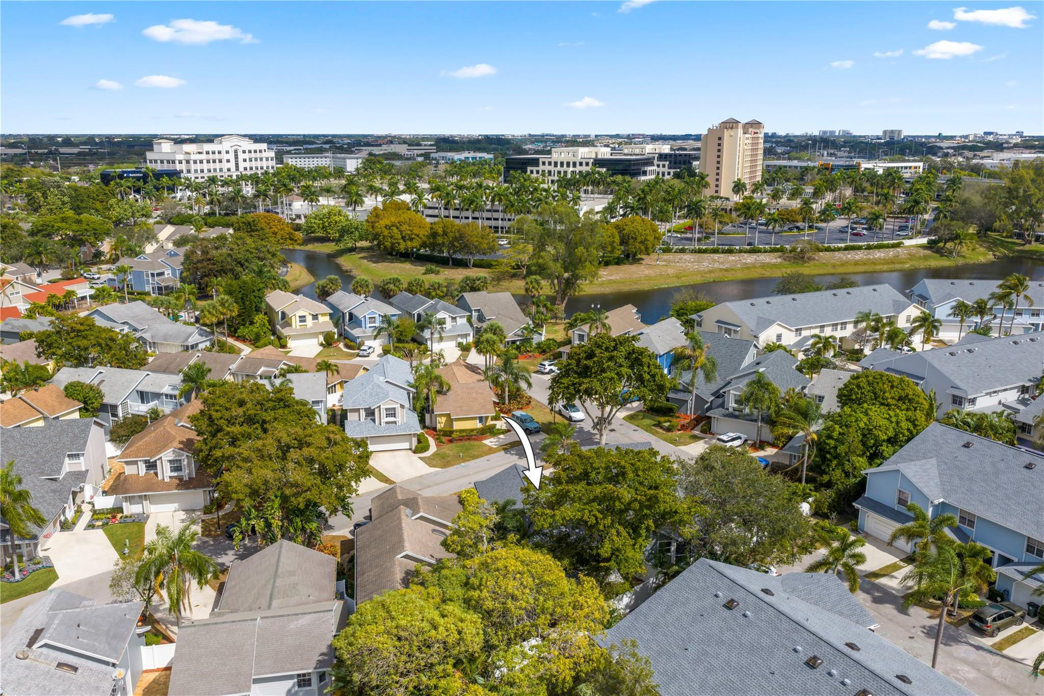 5339 Park Pl Circle Boca Raton, FL 33431 - Photo 41 of 46 an aerial view of residential building with outdoor space