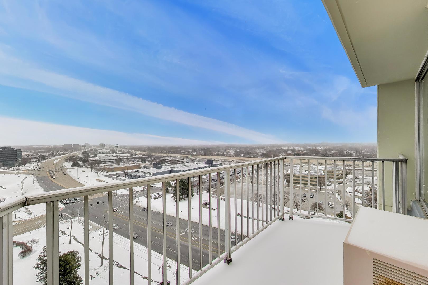 40 North Tower Road, Unit 16N Oak Brook, IL 60523 - Photo 24 of 31 a view of a balcony with city