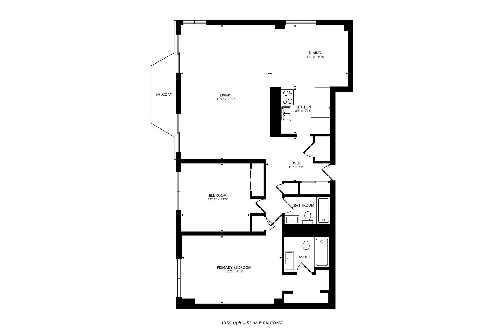 40 North Tower Road, Unit 16N Oak Brook, IL 60523 - Photo 30 of 31 a picture of a floor plan