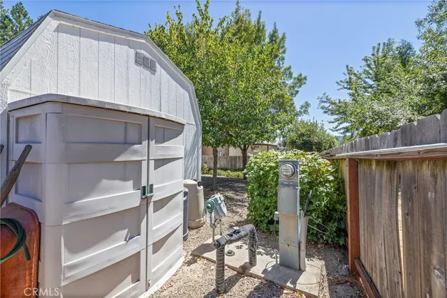 a view of a porch with hardwood