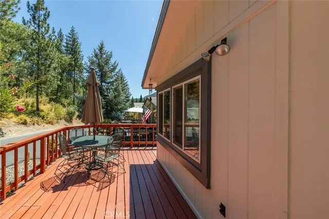 a view of balcony with chairs