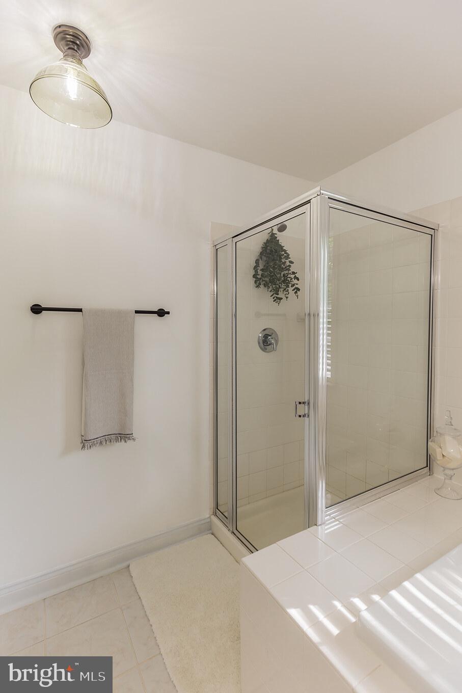 11598 Big Sandy Run Road Lusby, MD 20657 - Photo 26 of 30 a bathroom with a shower and a glass door