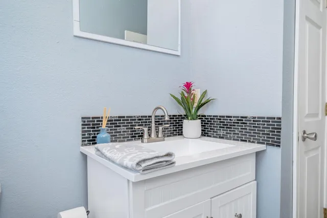 a close view of dining table