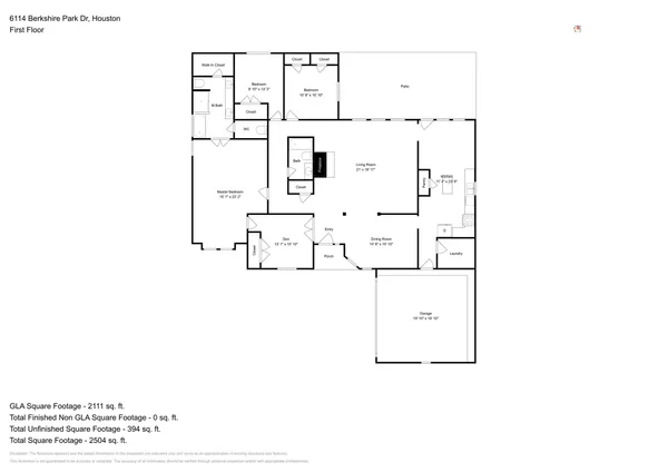 $2,100 | 6114 Berkshire Park Drive, Houston, TX 77084