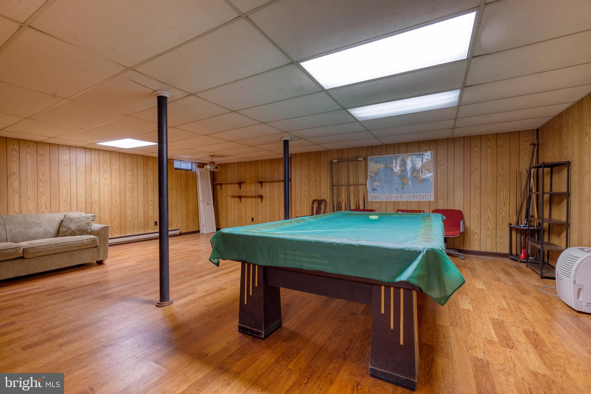 8579 Camp Road Chestertown, MD 21620 - Photo 26 of 36 Partially finished basement with pool table