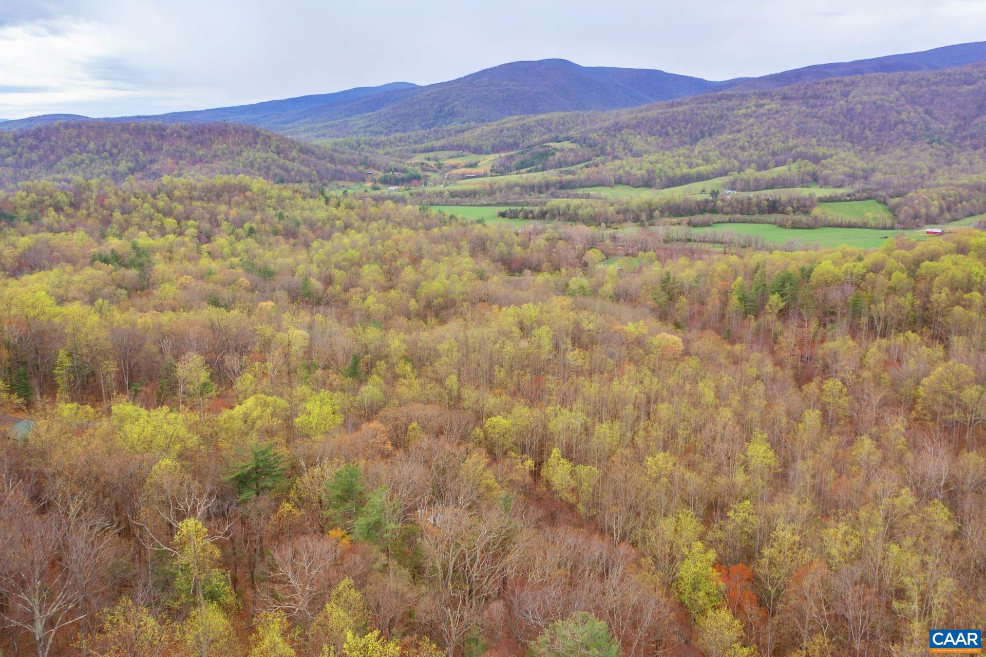 115 Circle Road Stanardsville, VA 22973 - Photo 26 of 28 a view of a lush green hillside and a houses