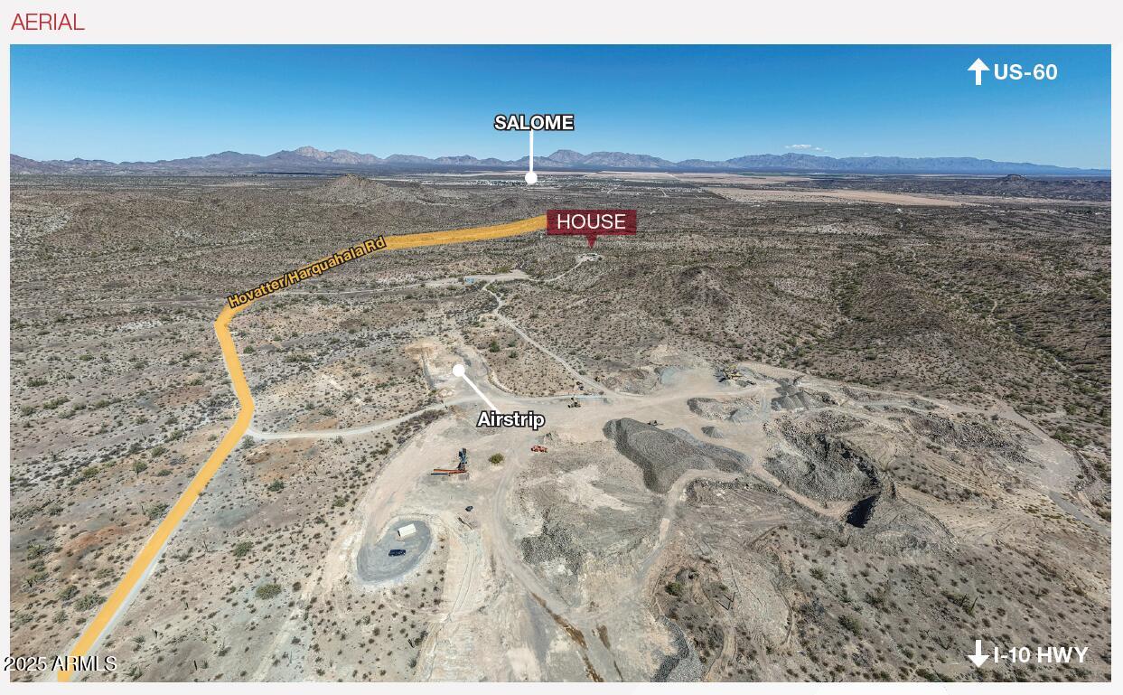 42617 Hovatter Road Salome, AZ 85348 - Photo 25 of 26 Aerial Image
