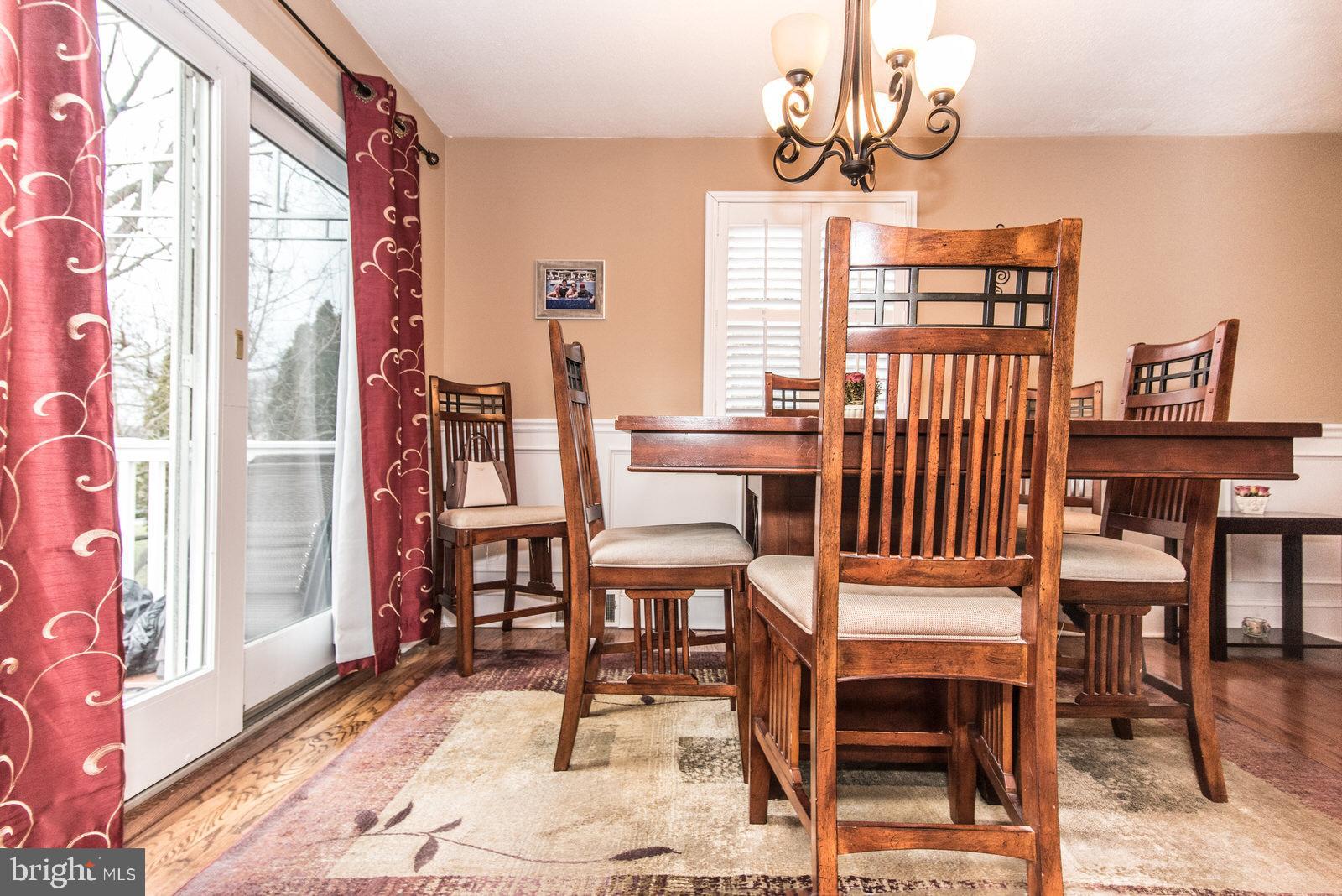 204 Abbott Road Hatboro, PA 19040 - Photo 12 of 59 Dining Room with Slider to Deck