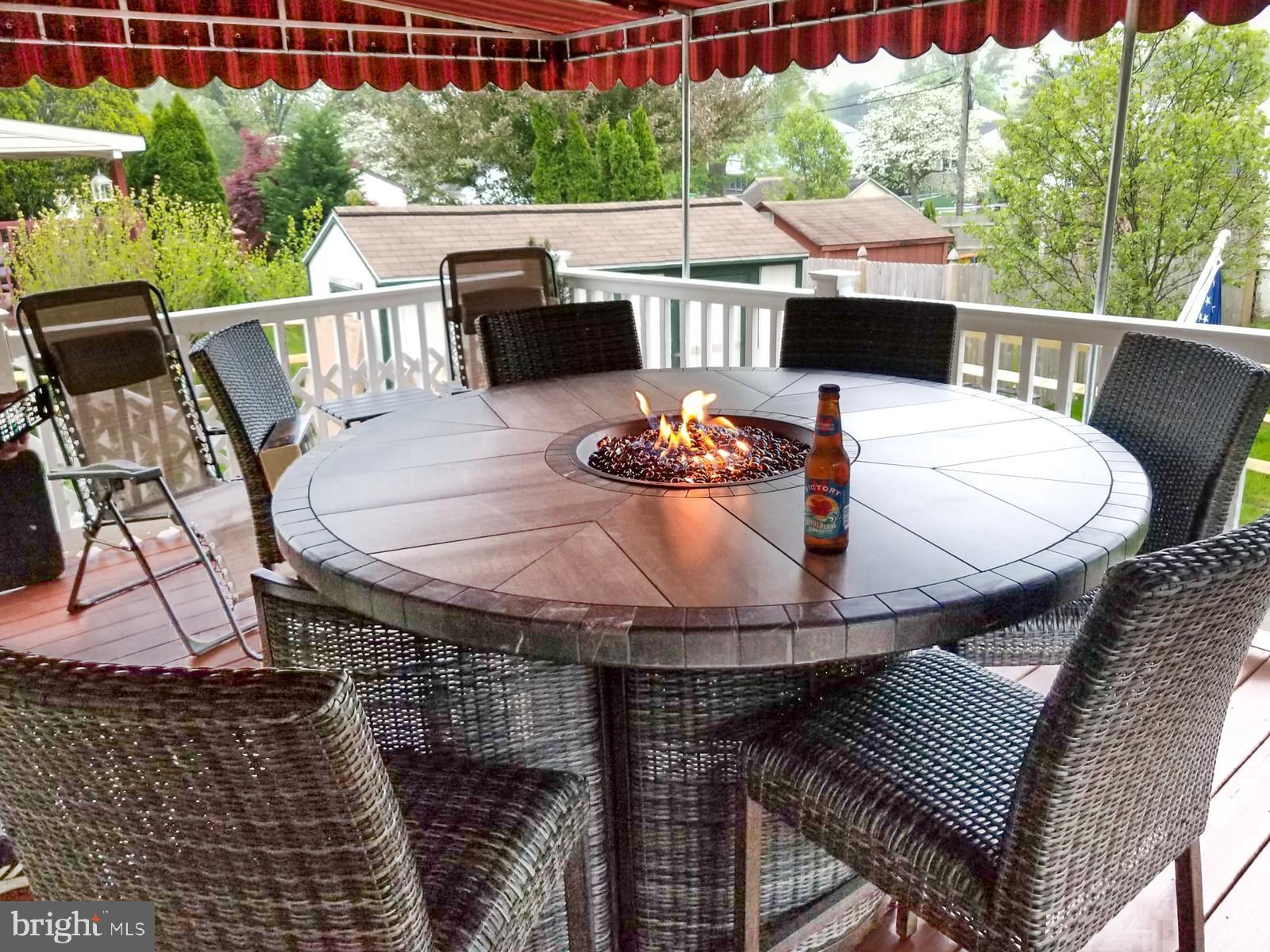 204 Abbott Road Hatboro, PA 19040 - Photo 44 of 59 Springtime on the Deck w/awning