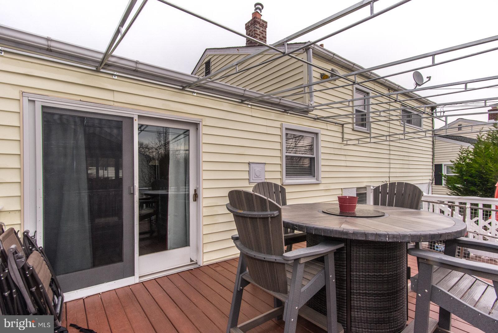 204 Abbott Road Hatboro, PA 19040 - Photo 47 of 59 Deck (awning stored)