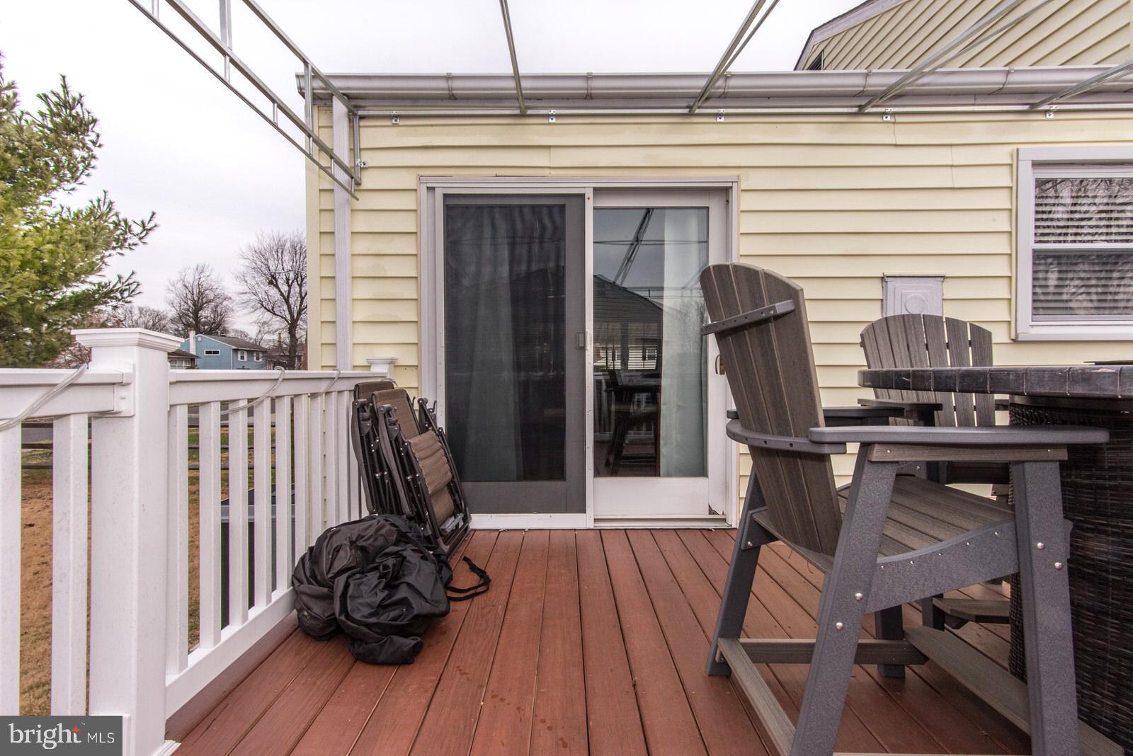 204 Abbott Road Hatboro, PA 19040 - Photo 49 of 59 Deck (awning stored)
