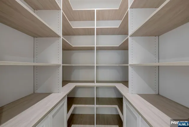 a view of a walk in closet