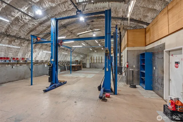 a view of storage and utility room