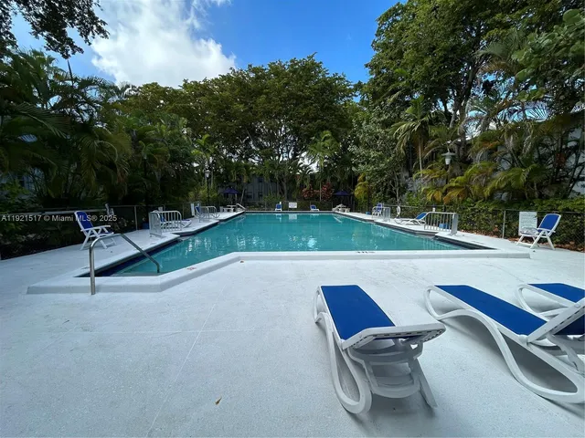 a view of outdoor space with seating