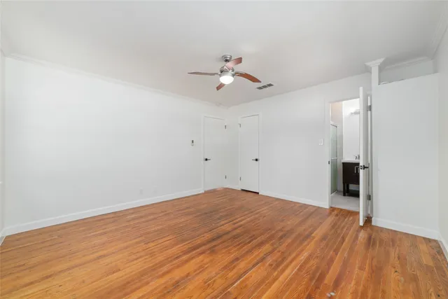 wooden floor in an empty room