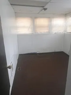 a view of a room with window