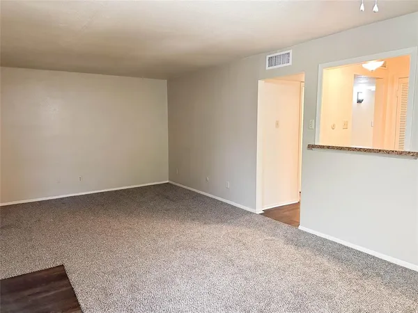 a view of an empty room
