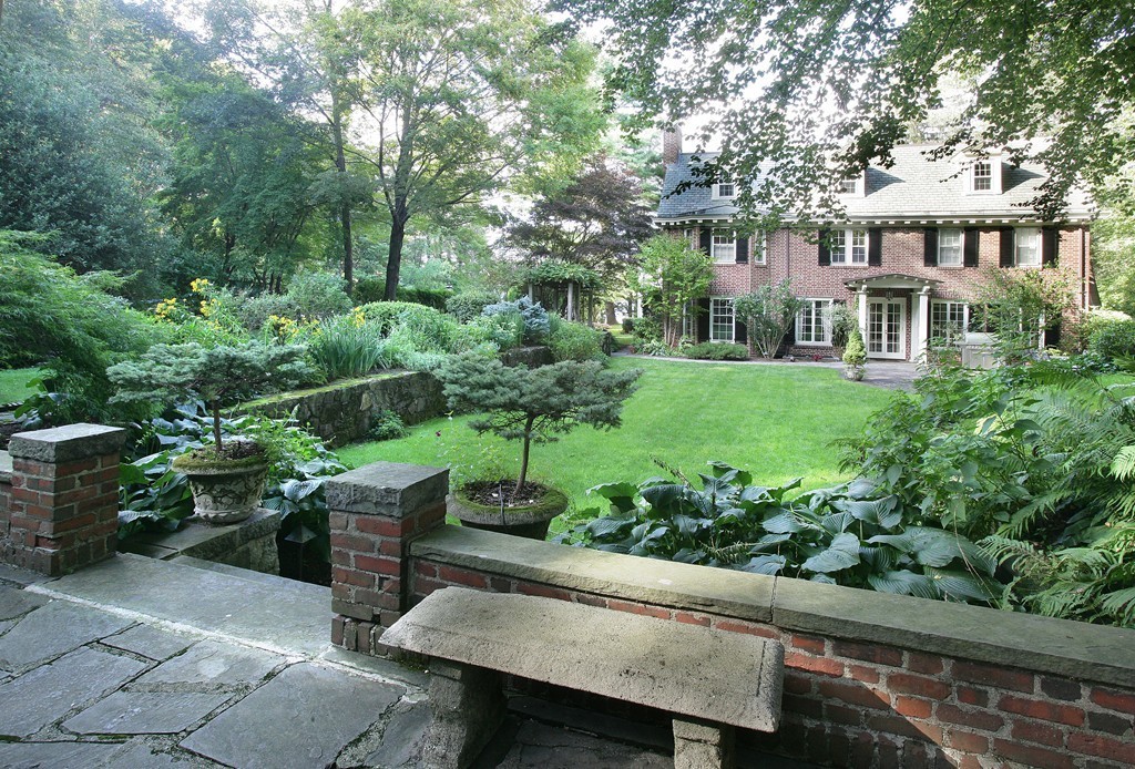 20 Malia Terrace Newton, MA 02467 - Photo 2 of 21 a view of backyard with plants and outdoor seating