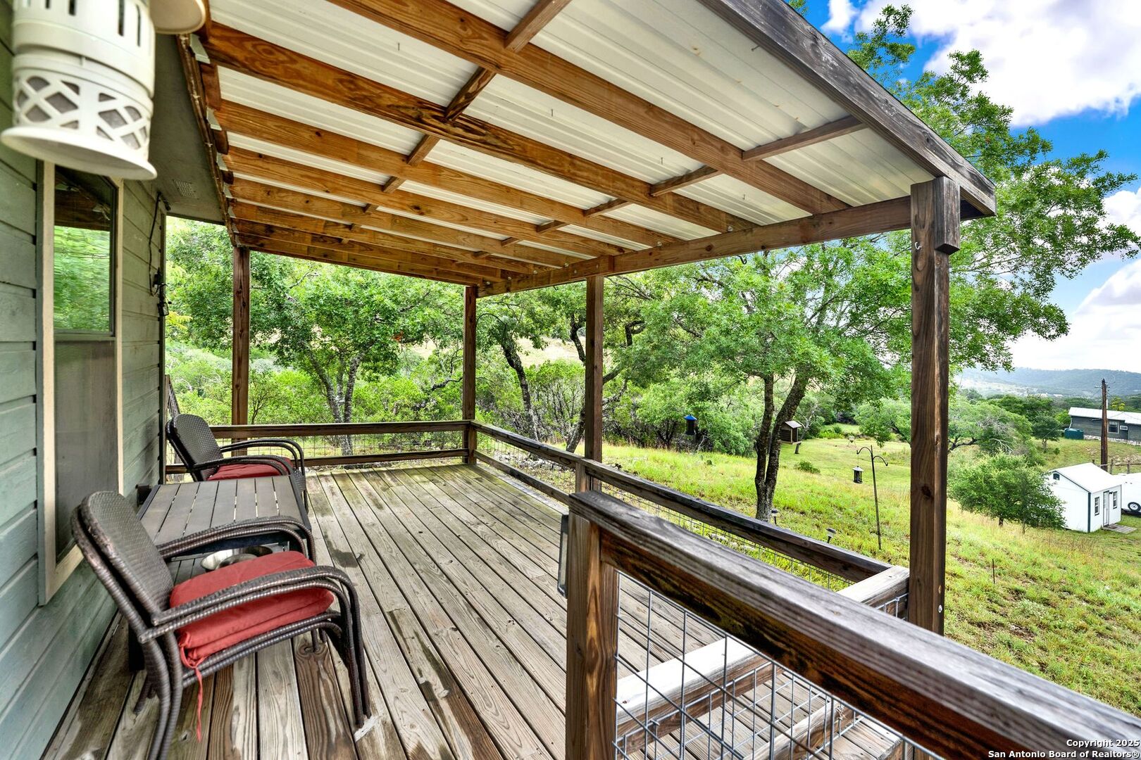 3695 Rio Hondo Road Tarpley, TX 78883 - Photo 14 of 47 a view of sitting area in back yard