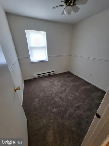 en empty room with a window