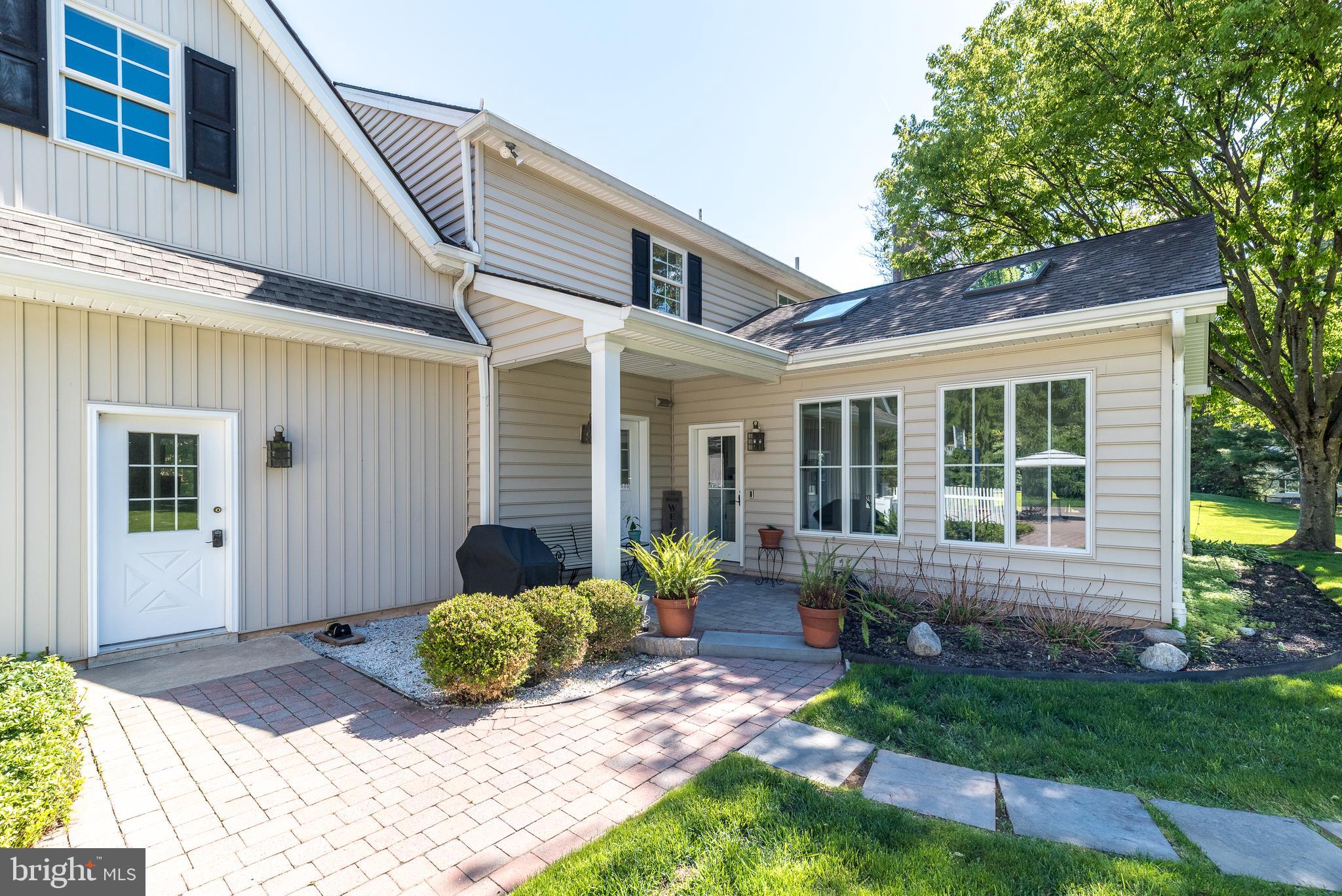 2047 Shearer Road Lansdale, PA 19446 - Photo 40 of 51 Exterior Back With Side Paver Patios