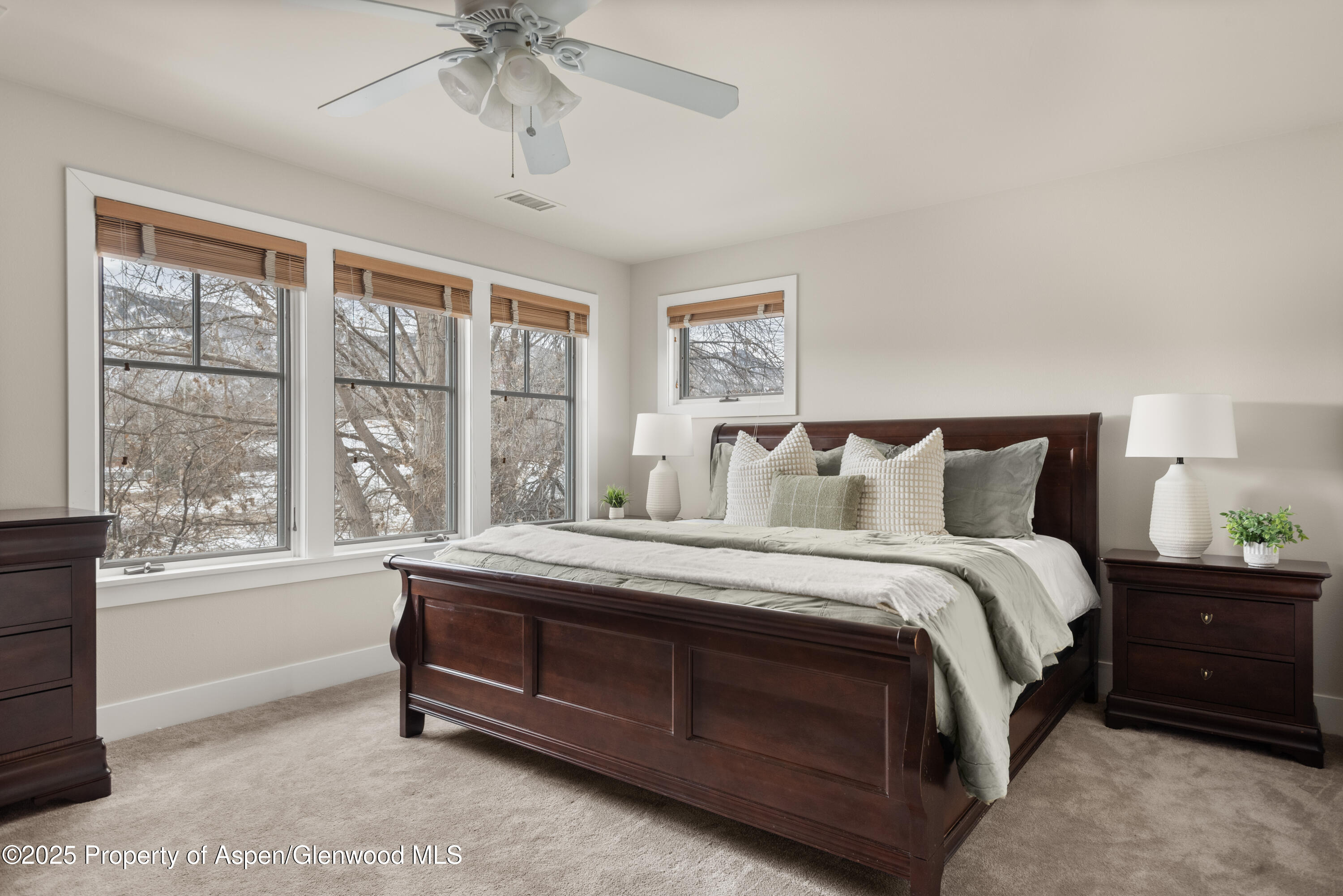314 Sopris Circle Basalt, CO 81621 - Photo 17 of 36 a spacious bedroom with a bed and a window