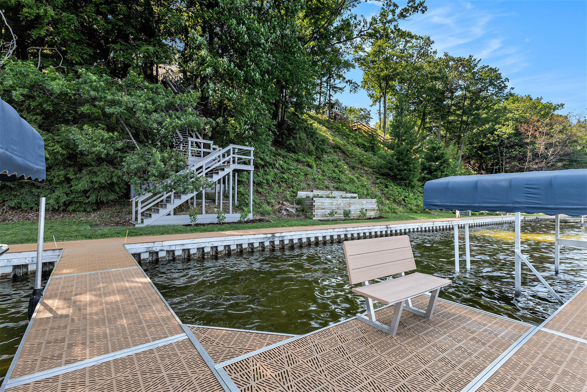 2918 Piney Ridge Road Ludington, MI 49431 - Photo 48 of 59 Dock Platform