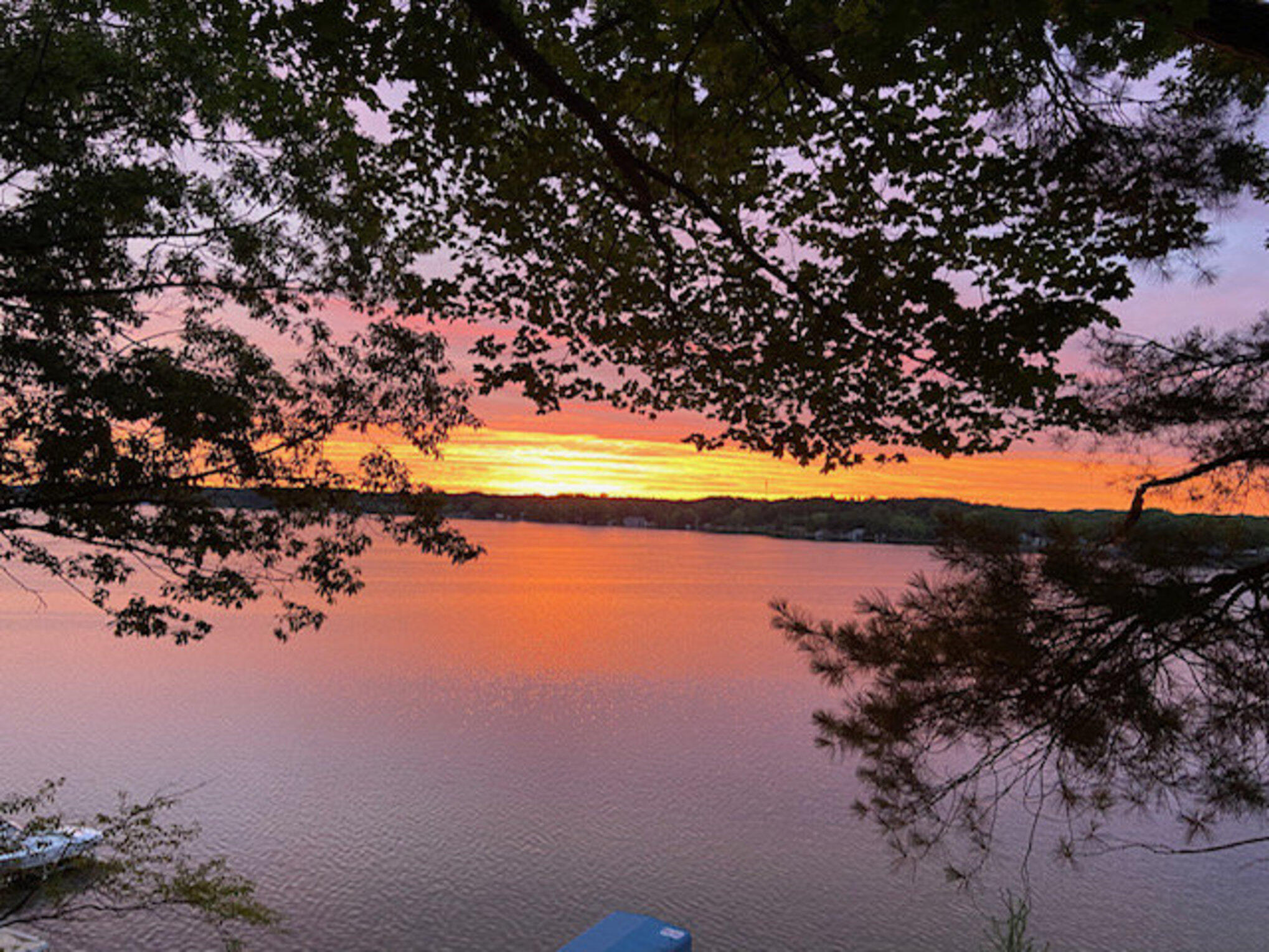 2918 Piney Ridge Road Ludington, MI 49431 - Photo 52 of 59 Sunset From Deck