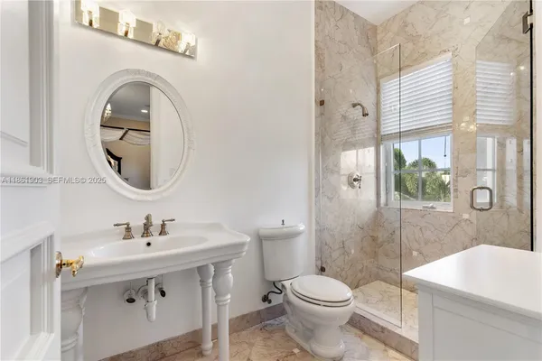 a view of a city with an ocean view