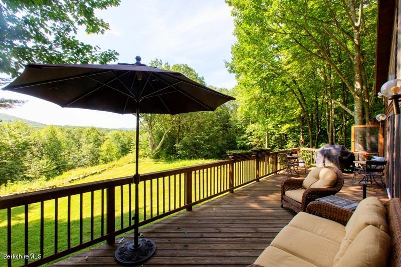 84 West Center Road West Stockbridge, MA 01266 - Photo 13 of 24 a view of balcony with furniture and umbrella