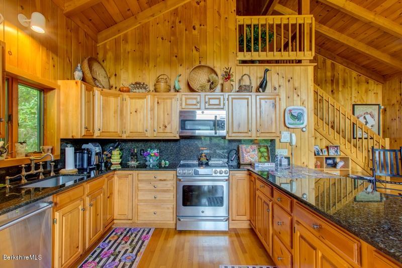 84 West Center Road West Stockbridge, MA 01266 - Photo 8 of 24 a kitchen with stainless steel appliances granite countertop a stove and cabinets