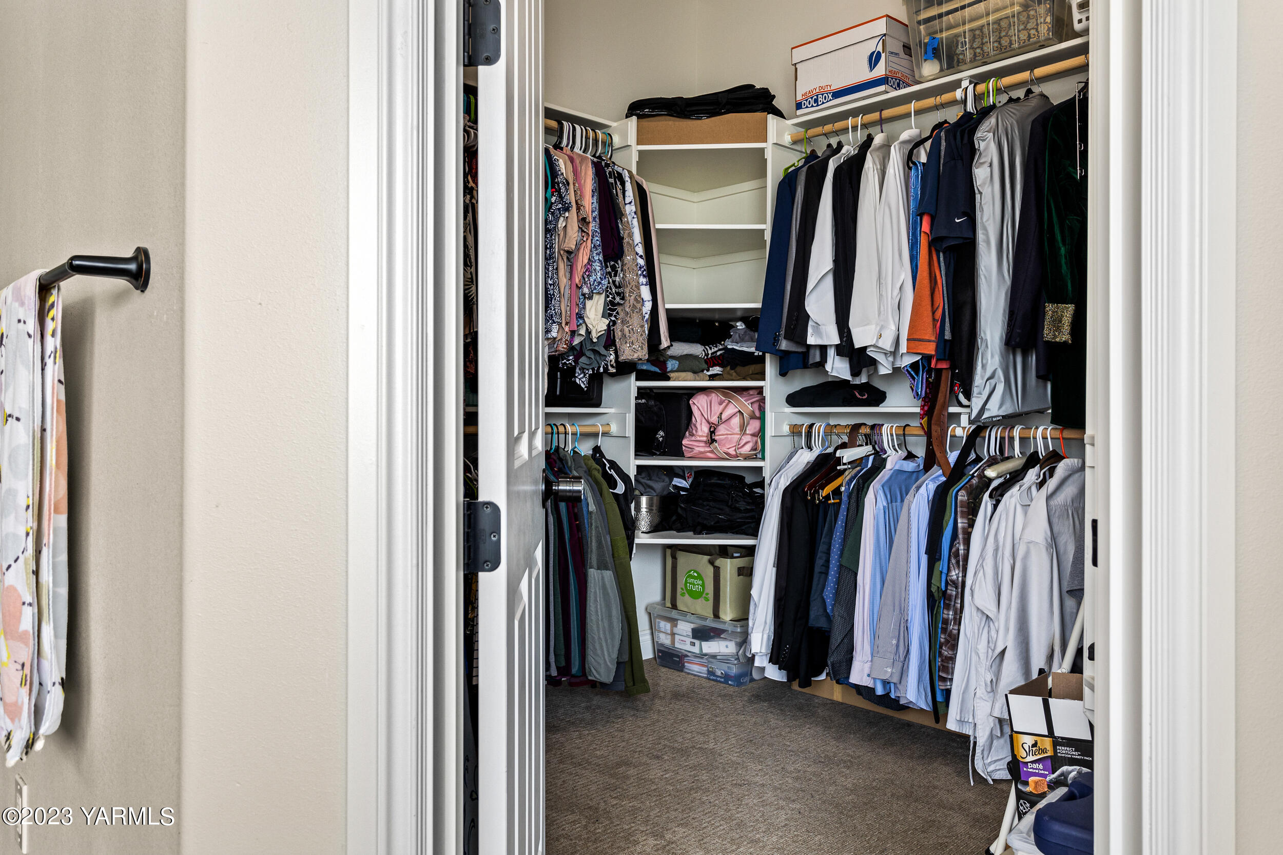 245 West Huntzinger Road Selah, WA 98942 - Photo 12 of 54 a view of walk in closet with clothes and shoes