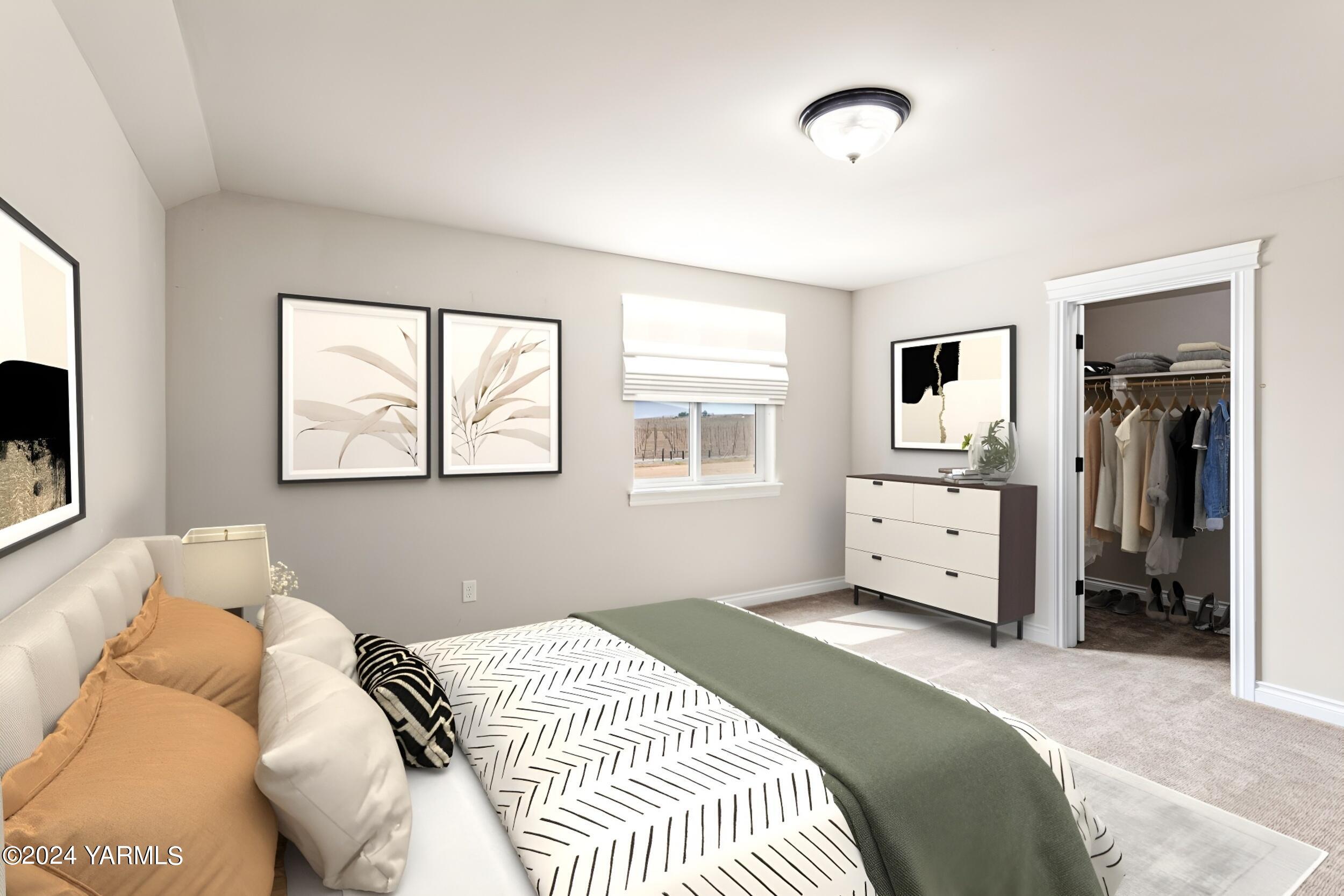 245 West Huntzinger Road Selah, WA 98942 - Photo 20 of 54 a bedroom with a bed and a tv