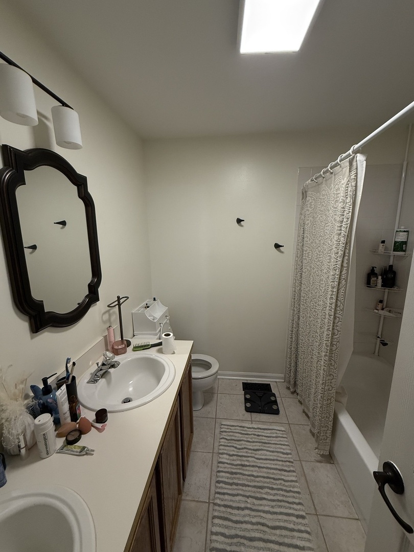 1063 Stillwater Road, Unit 1063 Elgin, IL 60120 - Photo 11 of 17 a bathroom with a sink toilet and shower
