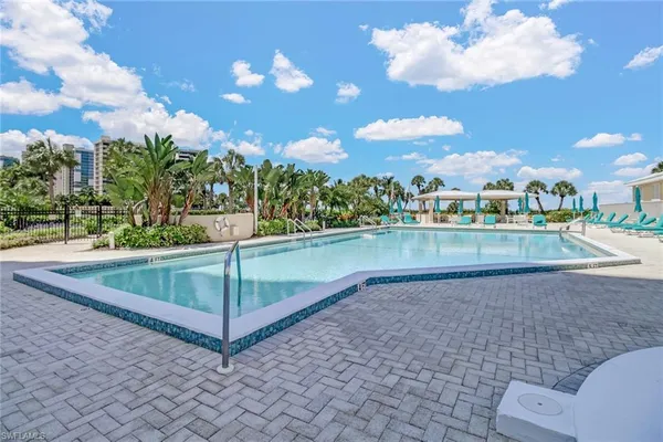 a view of outdoor space swimming pool and outdoor seating