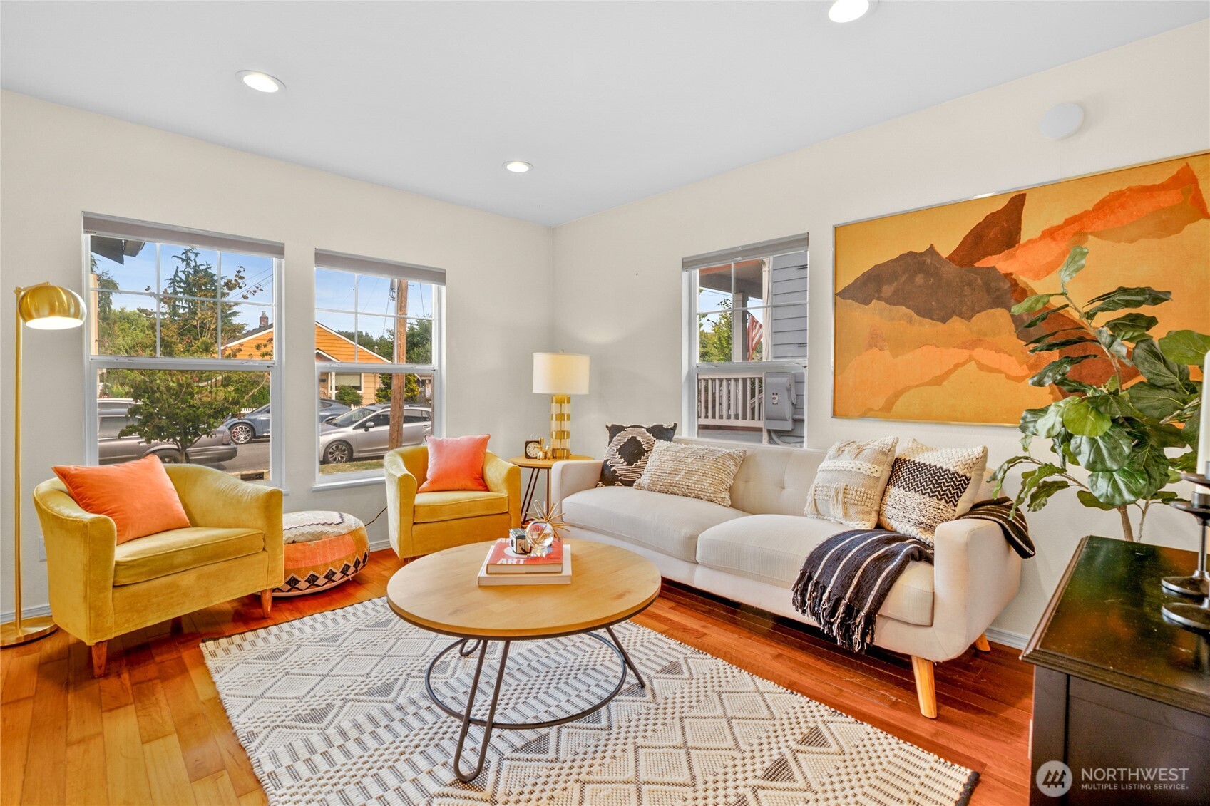 245 Wells Avenue North Renton, WA 98057 - Photo 6 of 26 a living room with furniture and a large window